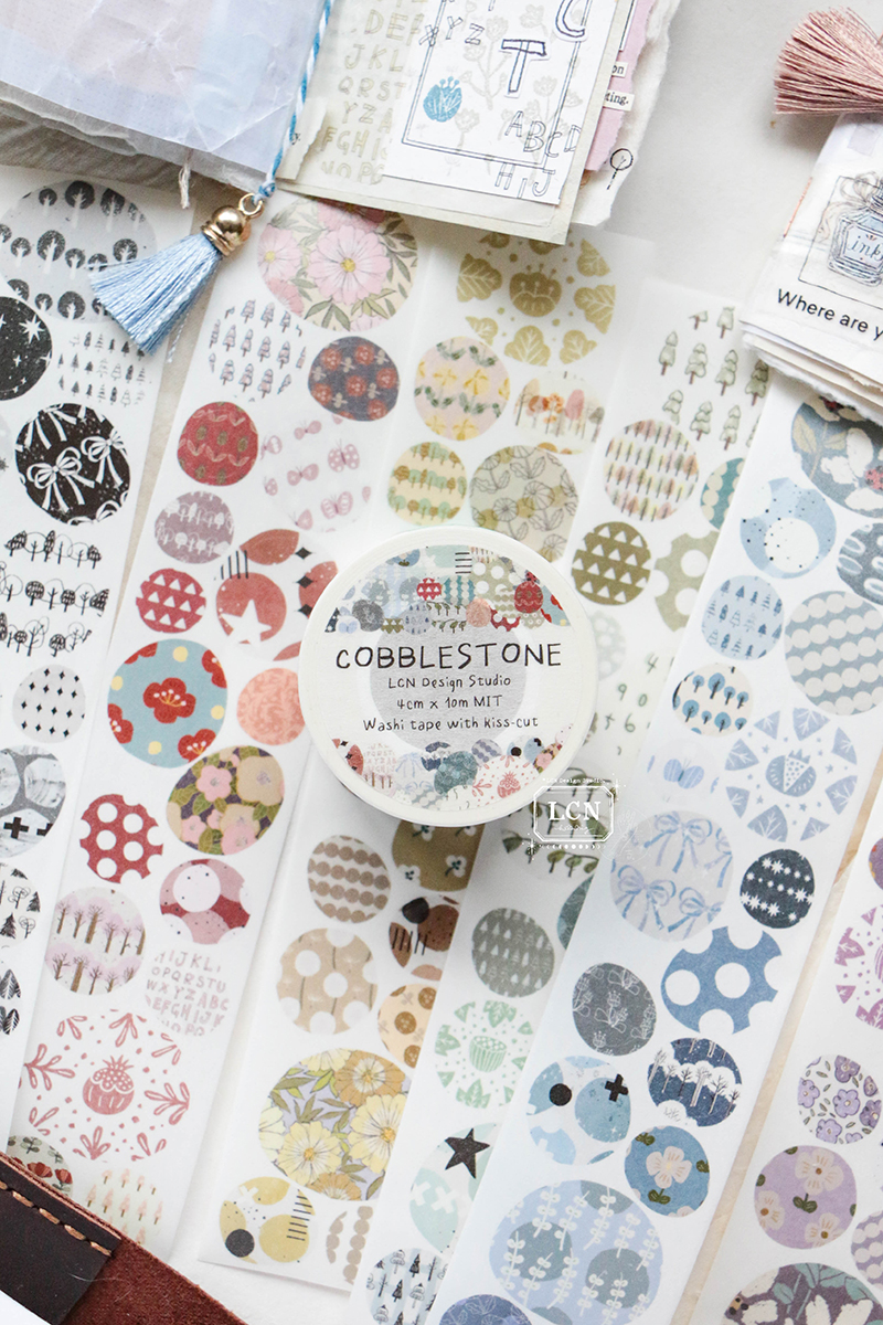 Lin Chia Ning Kiss-cut Tape - Cobblestone