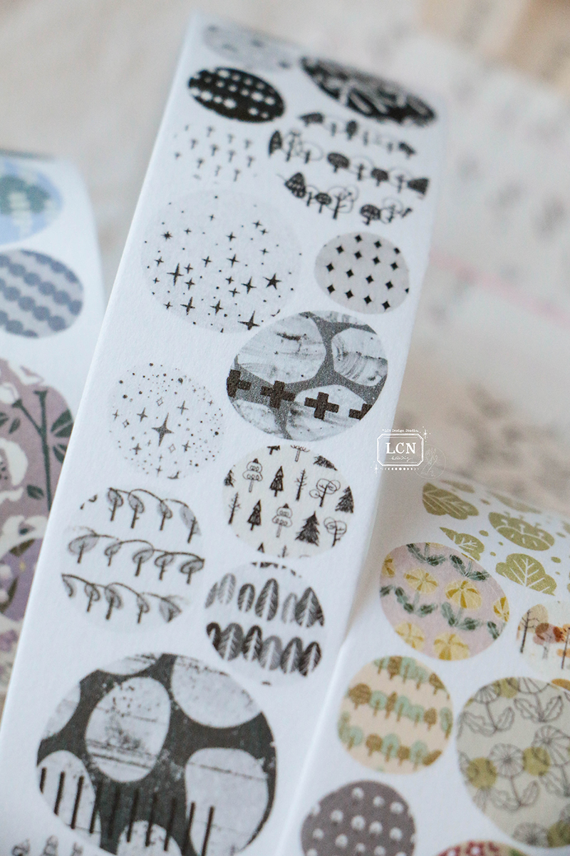 Lin Chia Ning Kiss-cut Tape - Cobblestone