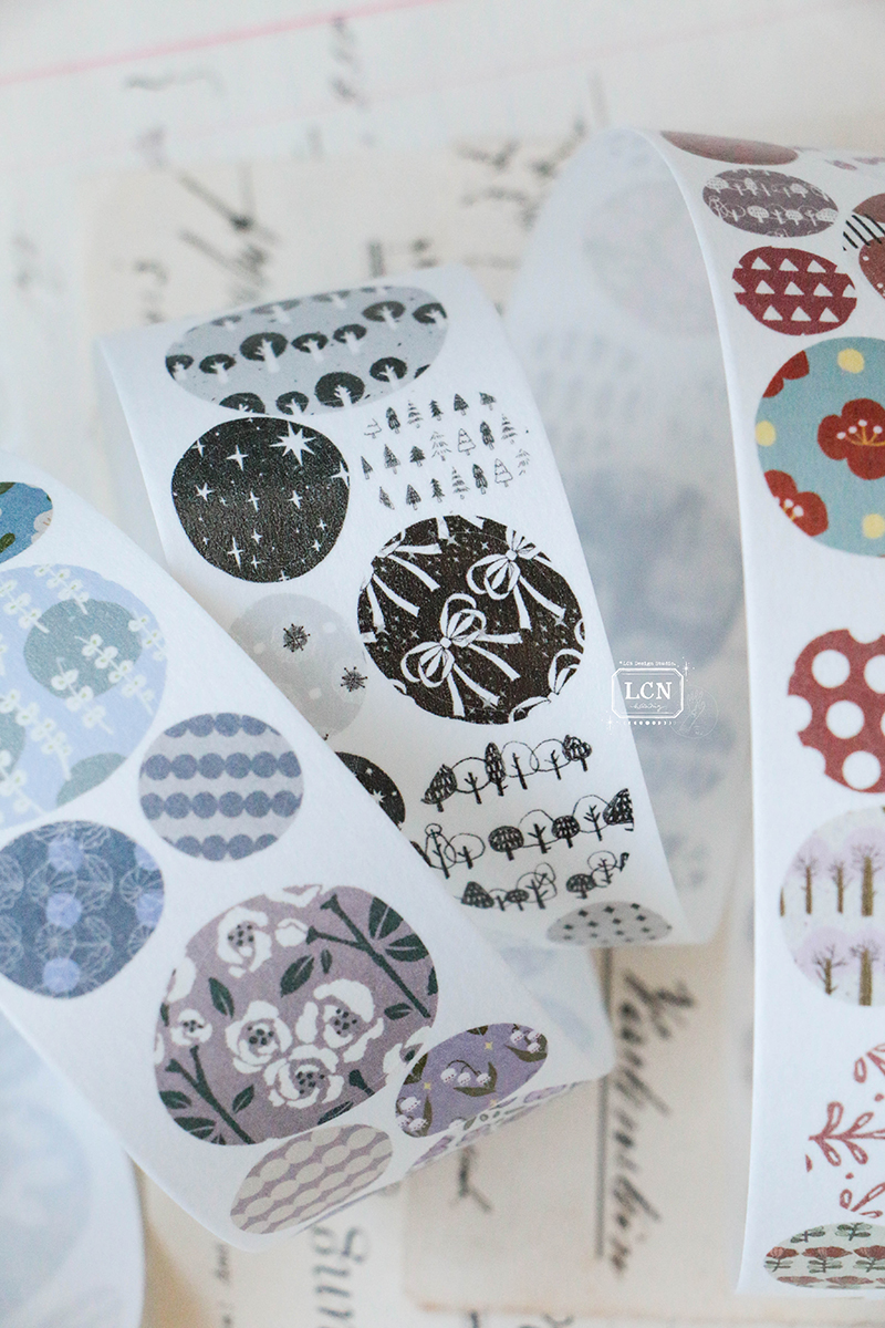 Lin Chia Ning Kiss-cut Tape - Cobblestone - Image 7