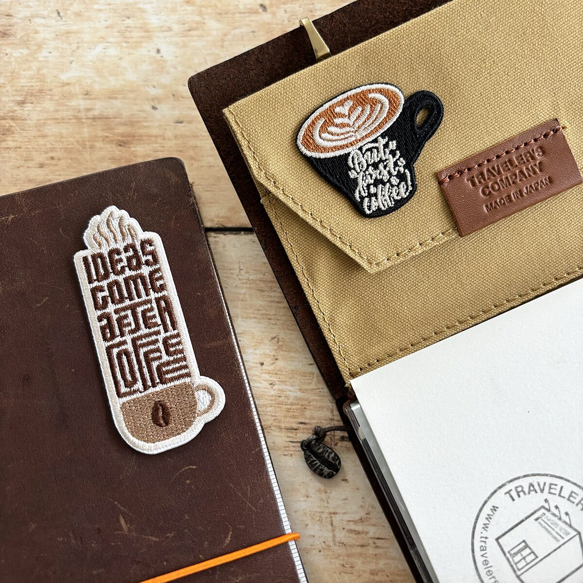 Miso Paper Coffee Embroidery Patches Ideas Come after Coffee