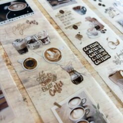 Miso Paper "Coffee Time" Kiss-cut PET Tape