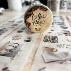 Miso Paper "Coffee Time" Kiss-cut PET Tape