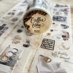Miso Paper "Coffee Time" Kiss-cut PET Tape