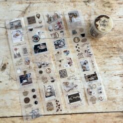 Miso Paper "Coffee Time" Kiss-cut PET Tape