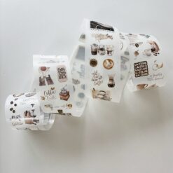 Miso Paper "Coffee Time" Kiss-cut PET Tape