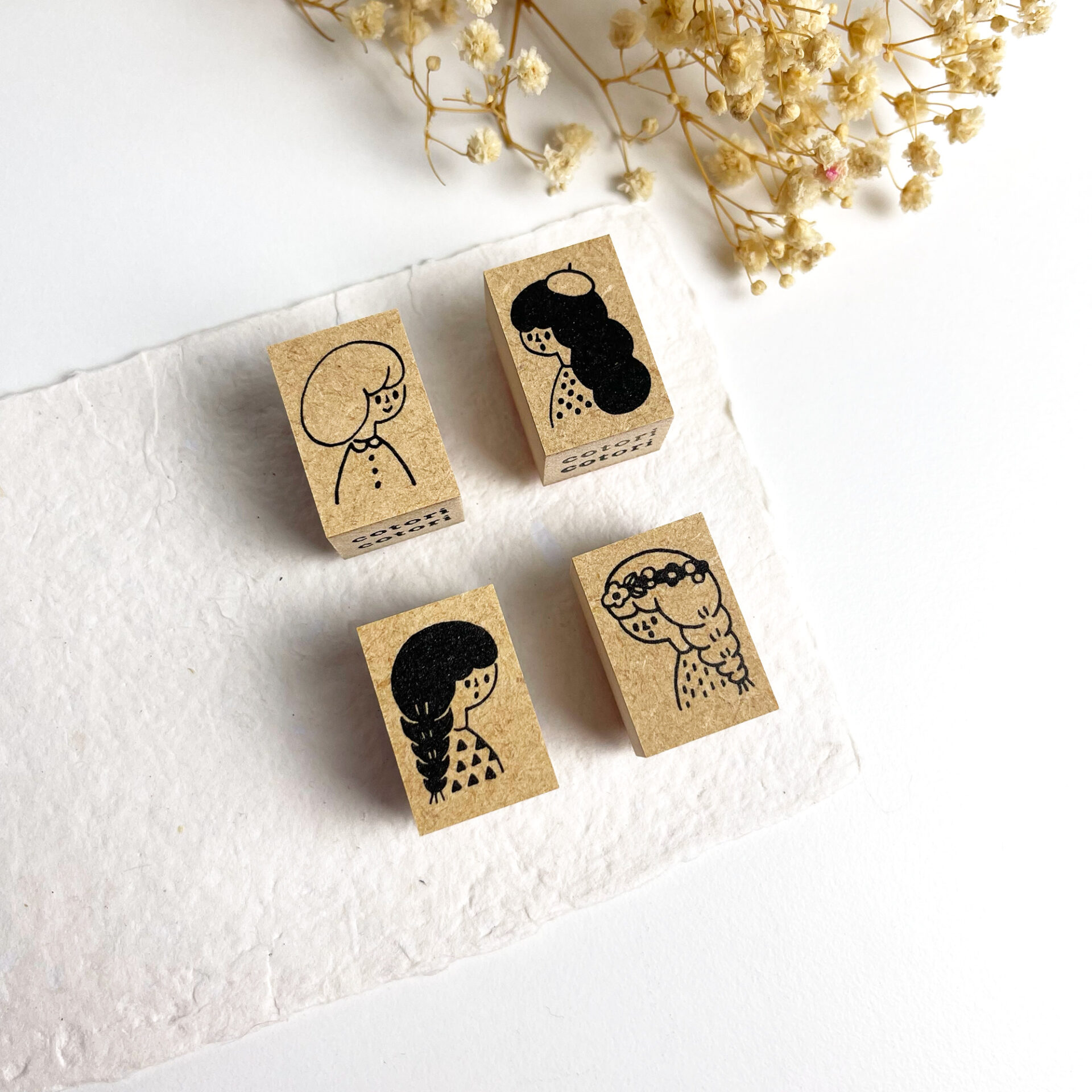 Cotori Cotori Rubber Stamps - Portraits