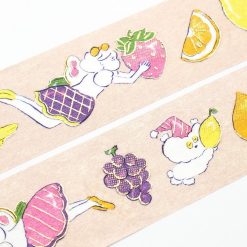 Cozyca Foil-Stamped Washi Tape – Carrying the Fruit — gallery