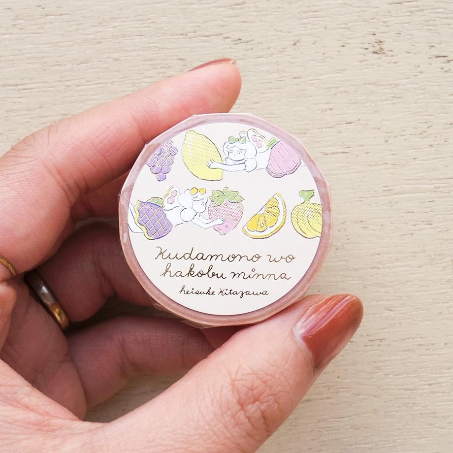 Cozyca Foil-Stamped Washi Tape – Carrying the Fruit — gallery