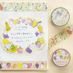 Cozyca Foil-Stamped Washi Tape – Carrying the Fruit — gallery