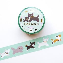 Cozyca Foil-Stamped Washi Tape – Cat Walk