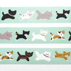 Cozyca Foil-Stamped Washi Tape – Cat Walk — gallery