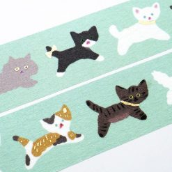 Cozyca Foil-Stamped Washi Tape – Cat Walk — gallery