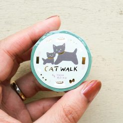 Cozyca Foil-Stamped Washi Tape – Cat Walk — gallery
