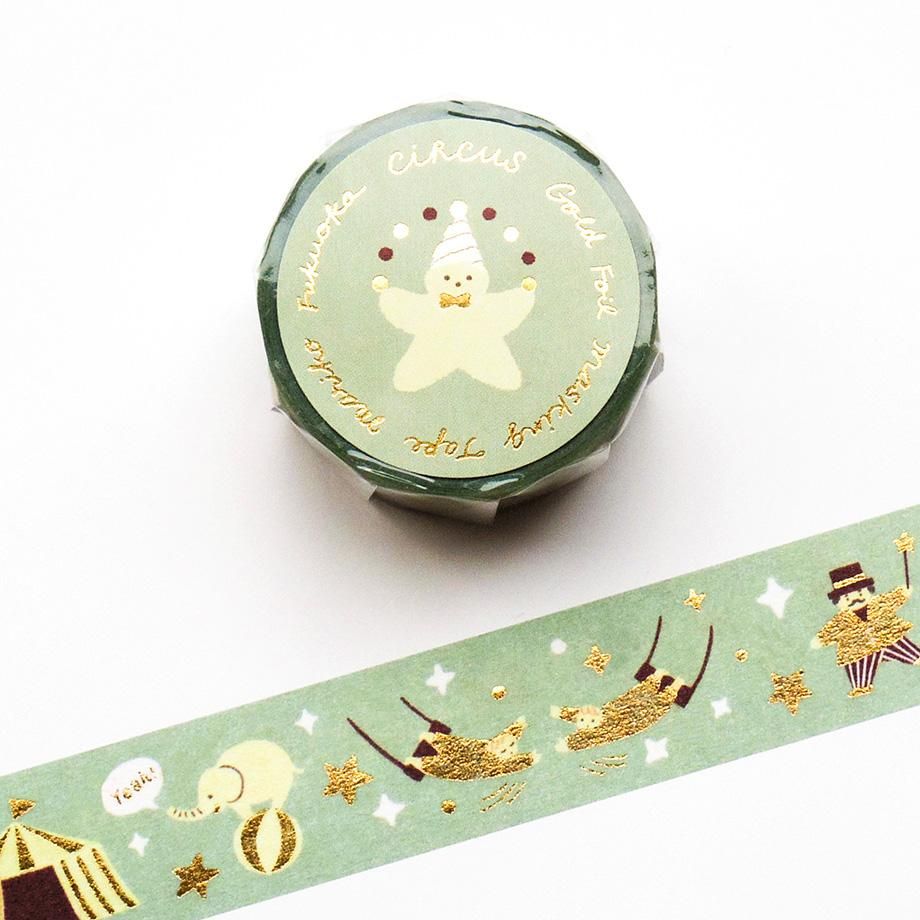 Cozyca Foil-Stamped Washi Tape – Circus