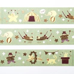 Cozyca Foil-Stamped Washi Tape – Circus — gallery