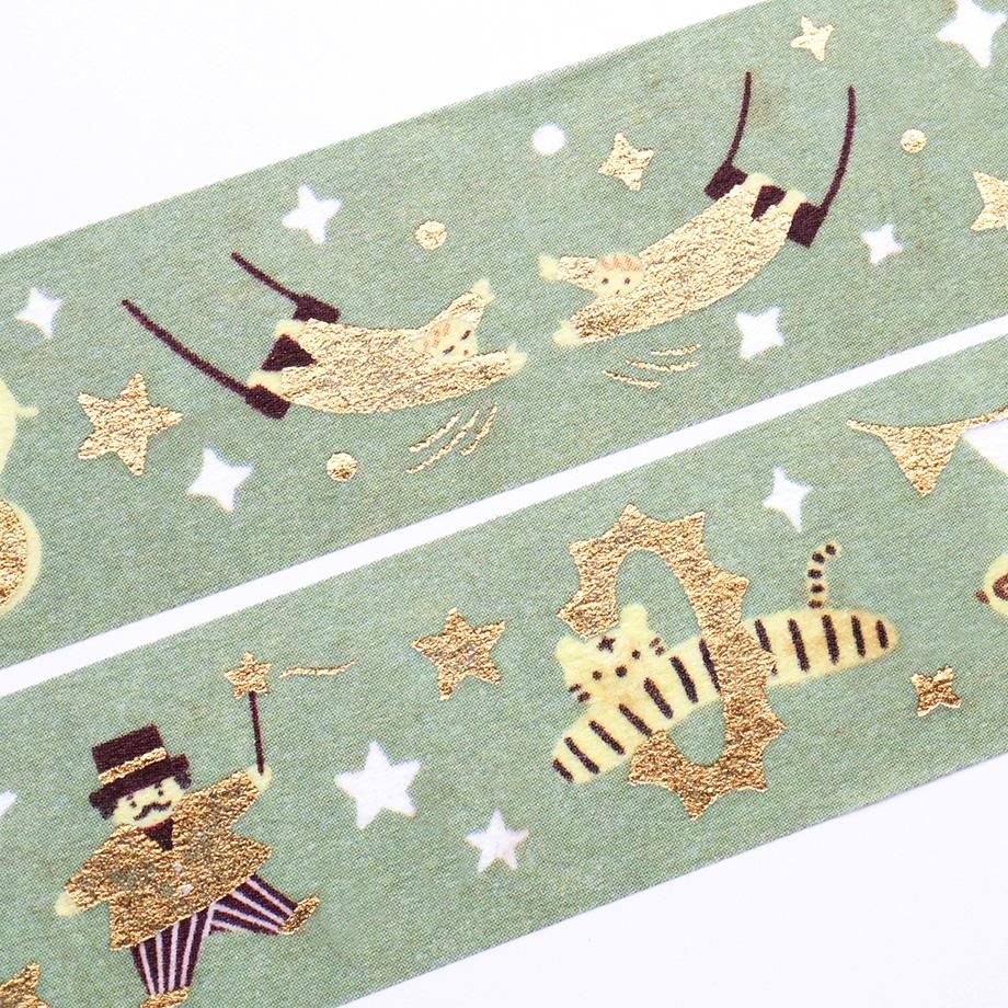 Cozyca Foil-Stamped Washi Tape – Circus — gallery