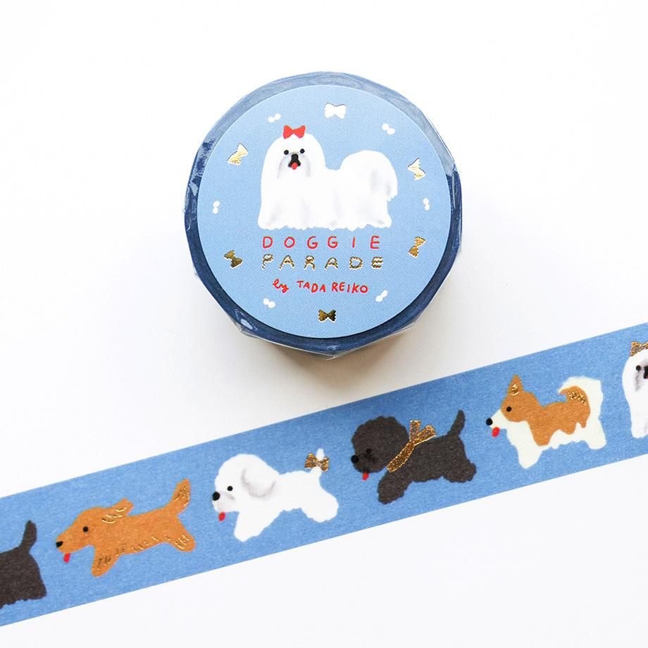 Cozyca Foil-Stamped Washi Tape – Doggie Parade