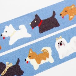 Cozyca Foil-Stamped Washi Tape – Doggie Parade — gallery