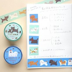 Cozyca Foil-Stamped Washi Tape – Doggie Parade — gallery