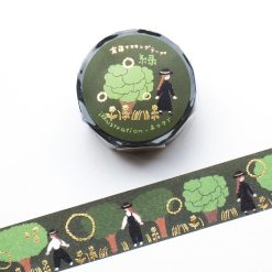 Cozyca Foil-Stamped Washi Tape – Green