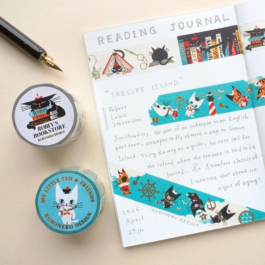 Cozyca Foil-Stamped Washi Tape – My Little Teo & Friends — gallery