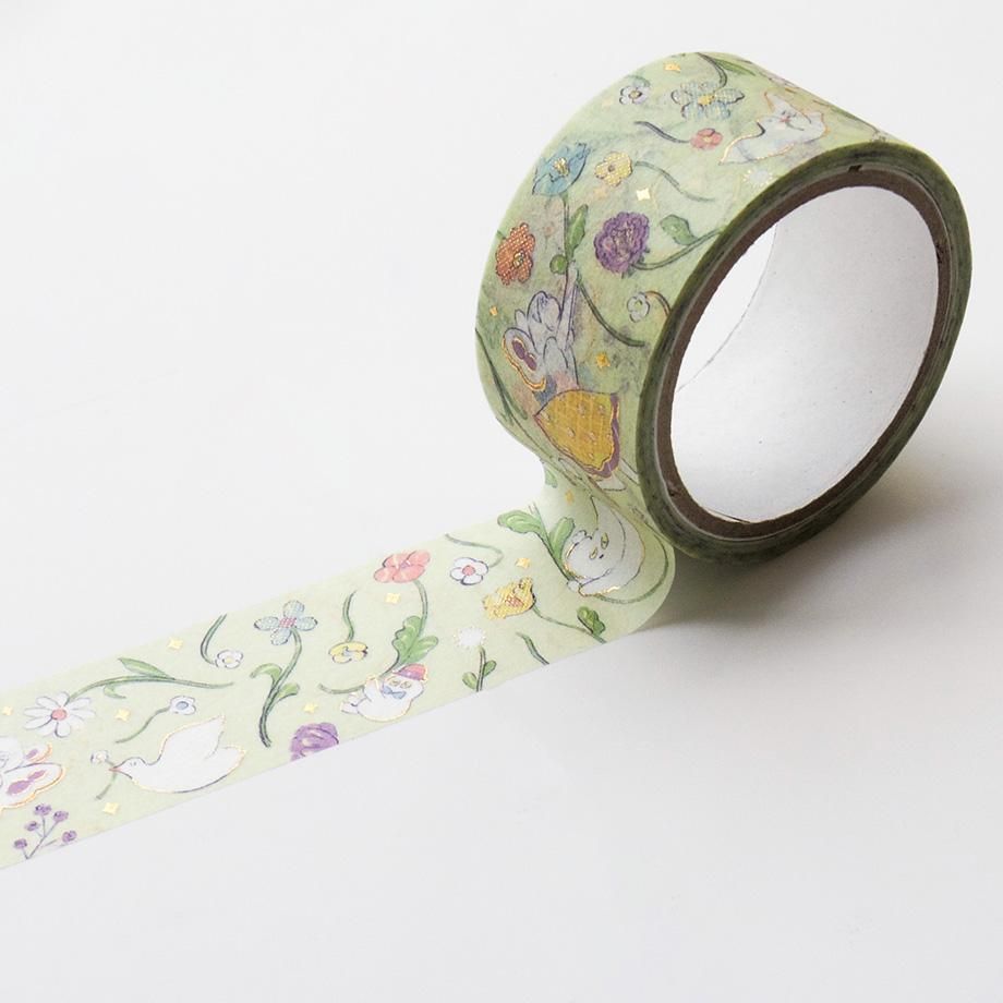 Cozyca Foil-Stamped Washi Tape – Riding the Spring Breeze — gallery