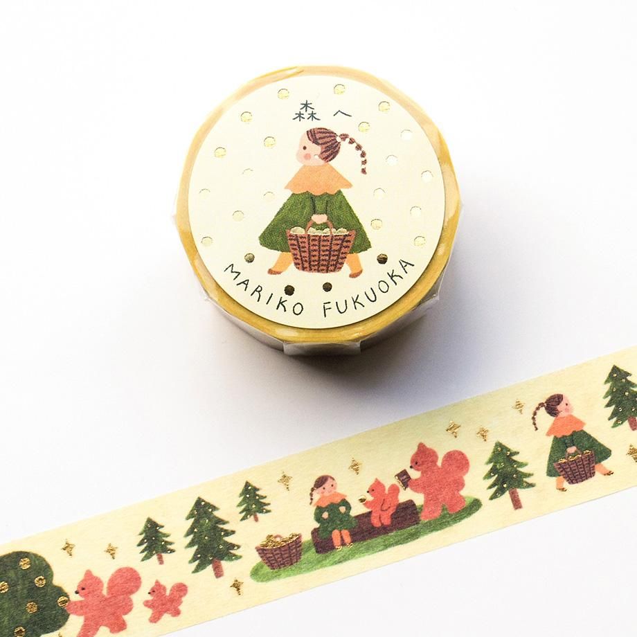 Cozyca Foil-Stamped Washi Tape – To the Forest
