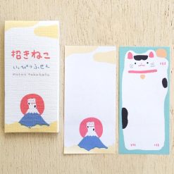 Cozyca Sticky Notes – Bear & Beckoning Cat — gallery