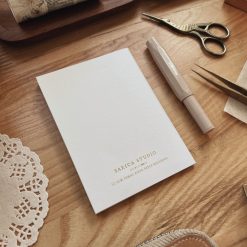 Sarica Studio Cream Notebook - Passport TN Size