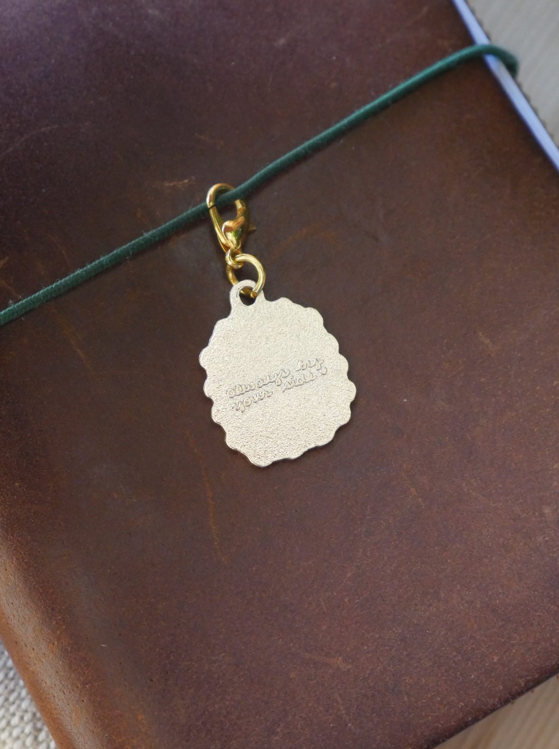 Dana Ate Oatmeal Brass Charm – Always by Your Side — gallery