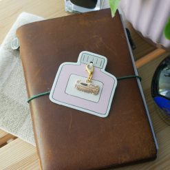 Dana Ate Oatmeal Brass Charm – Handwritten with Love — gallery