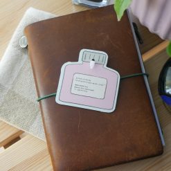 Dana Ate Oatmeal Brass Charm – Handwritten with Love — gallery