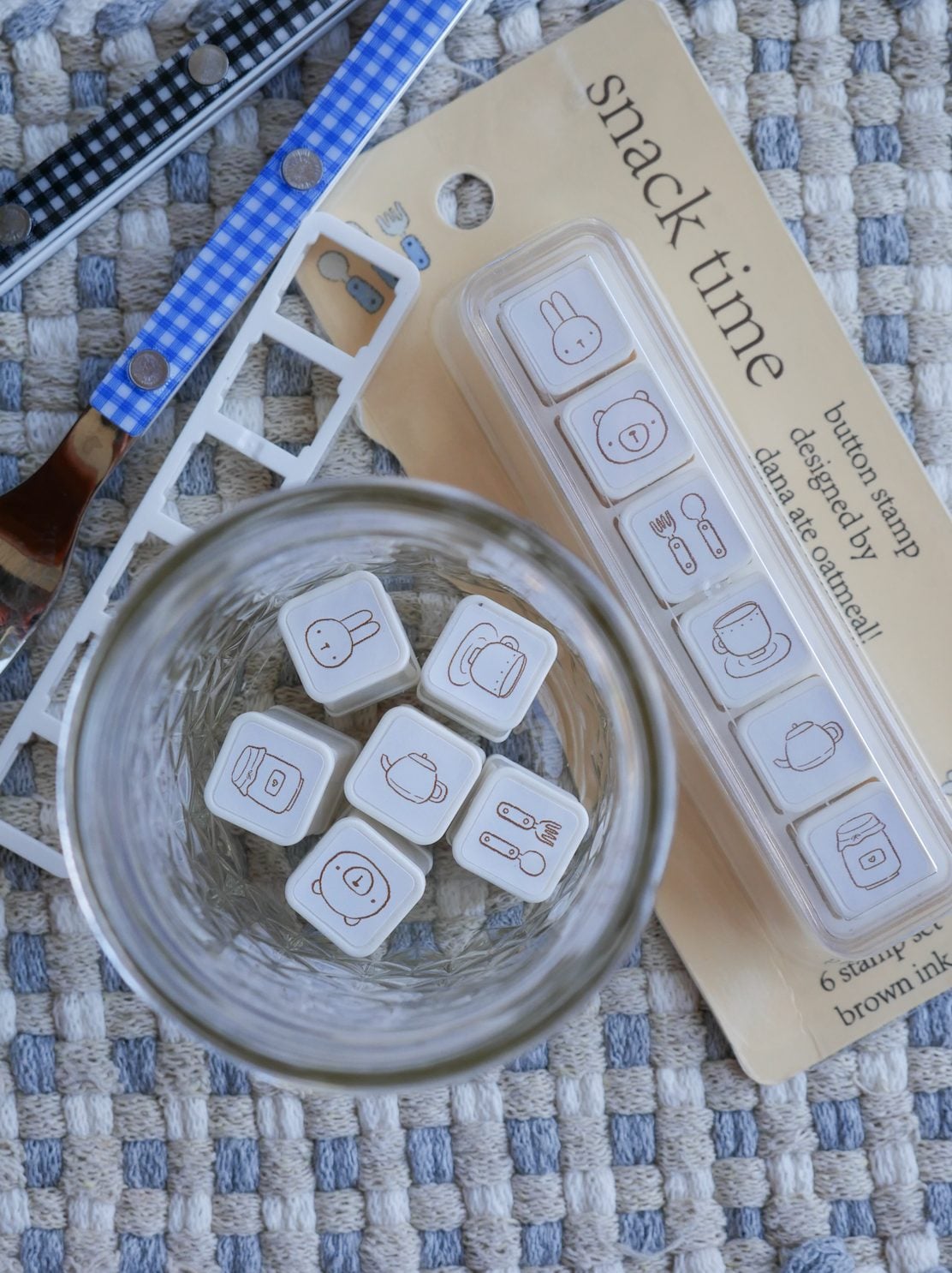 Dana Ate Oatmeal Button Stamp – Snacktime — gallery