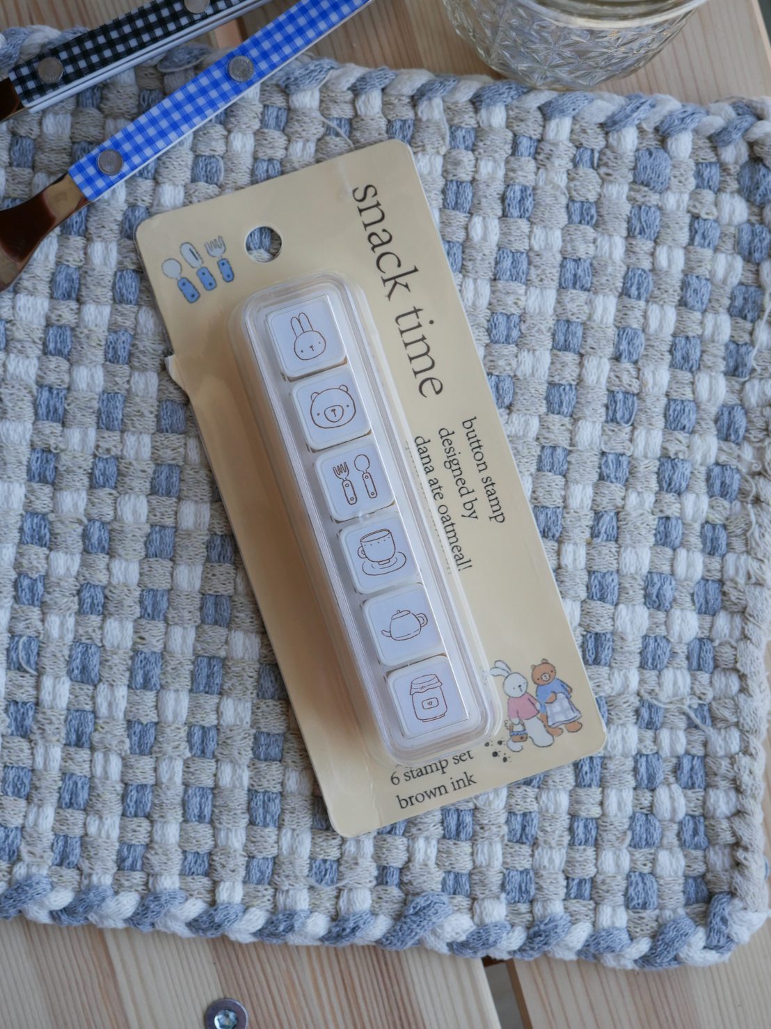 Dana Ate Oatmeal Button Stamp – Snacktime — gallery