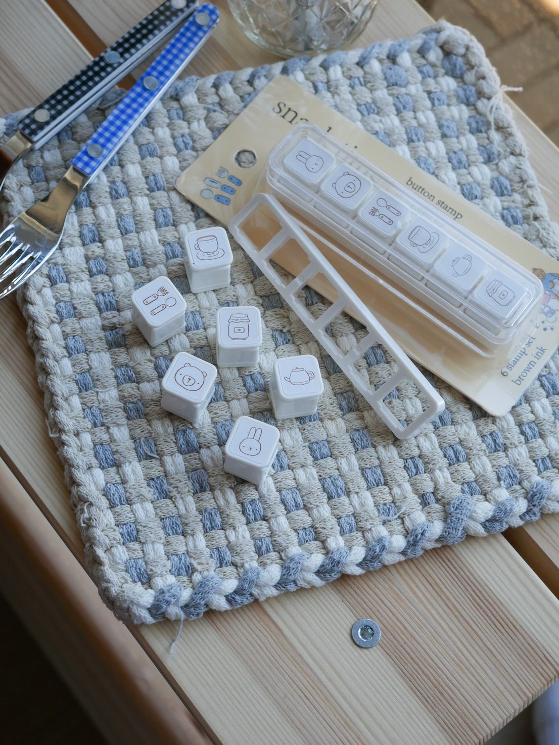 Dana Ate Oatmeal Button Stamp – Snacktime — gallery