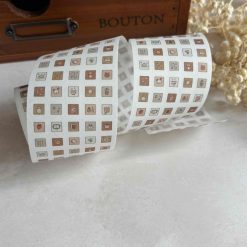 Dana Ate Oatmeal Kiss-Cut Washi Tape – Patchwork — gallery