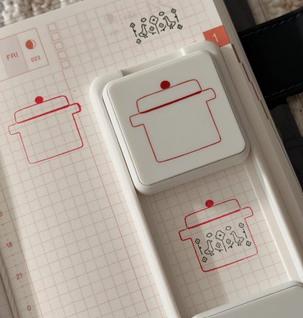 Dana Ate Oatmeal Slide Stamp – Slow Cooker — gallery