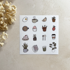 Dana Ate Oatmeal Sticker Sheet – Cafe