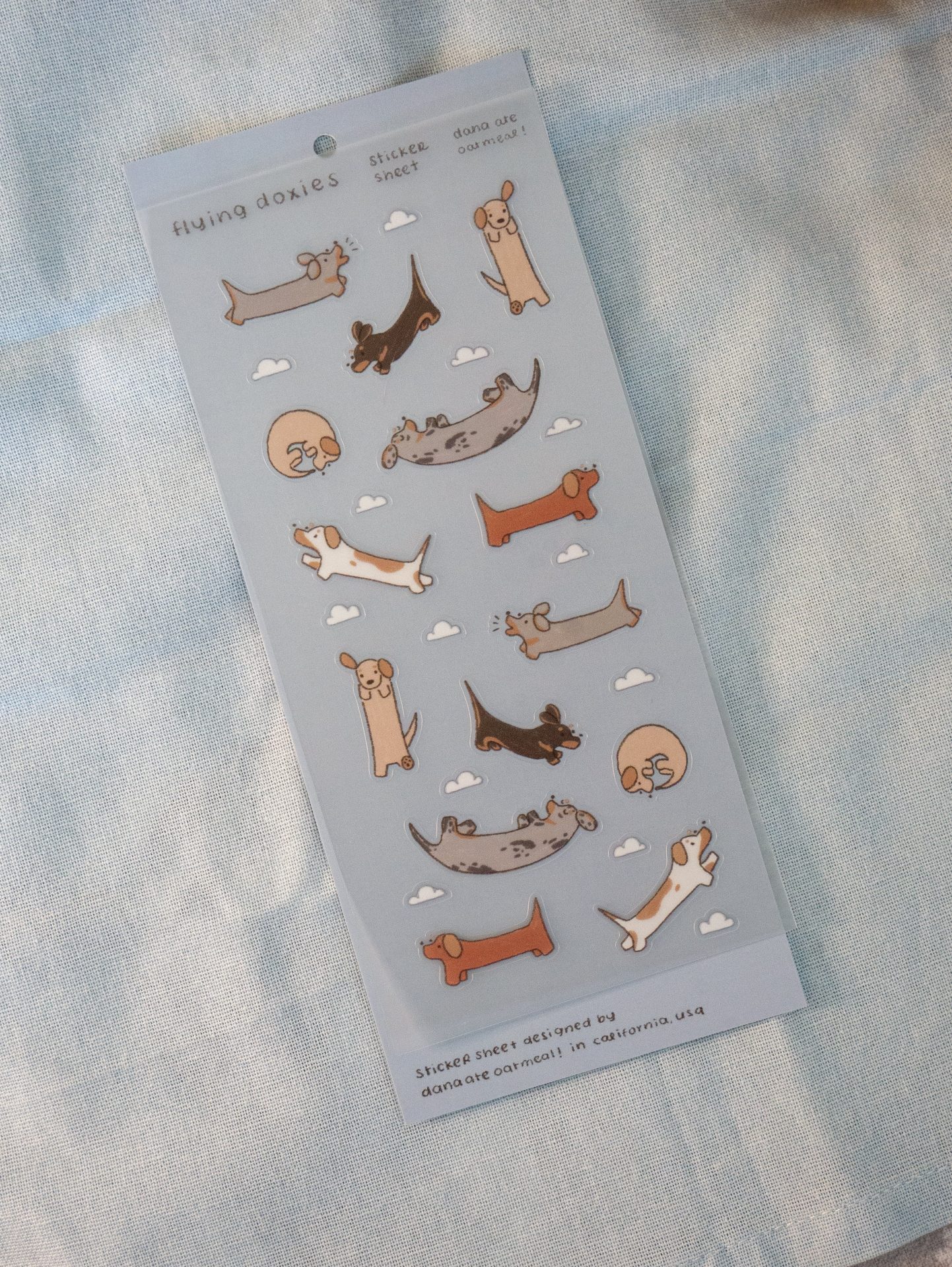 Dana Ate Oatmeal Sticker Sheet – Flying Doxies