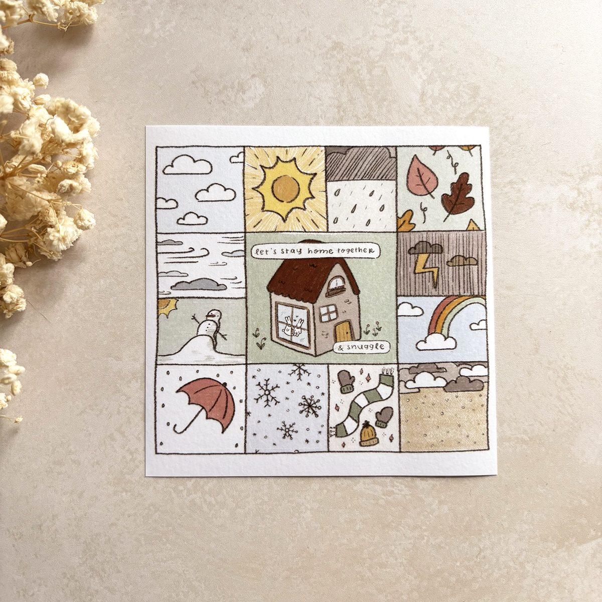 Dana Ate Oatmeal Sticker Sheet – No Matter the Weather