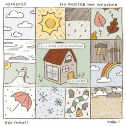 Dana Ate Oatmeal Sticker Sheet – No Matter the Weather — gallery