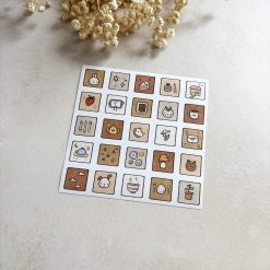 Dana Ate Oatmeal Sticker Sheet – Patchwork — gallery