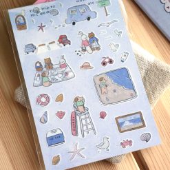Dana Ate Oatmeal Sticker Sheet – Roadtrip to the Beach — gallery