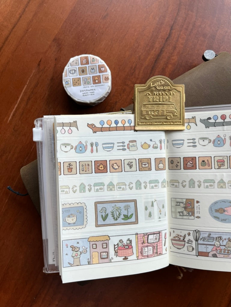 Dana Ate Oatmeal Washi Tape – Patchwork — gallery