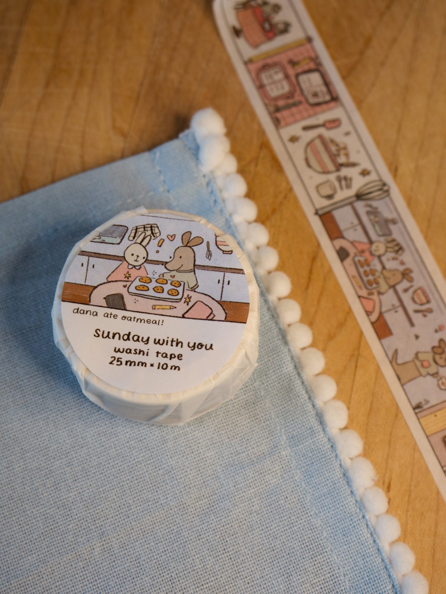 Dana Ate Oatmeal Washi Tape – Sunday with You