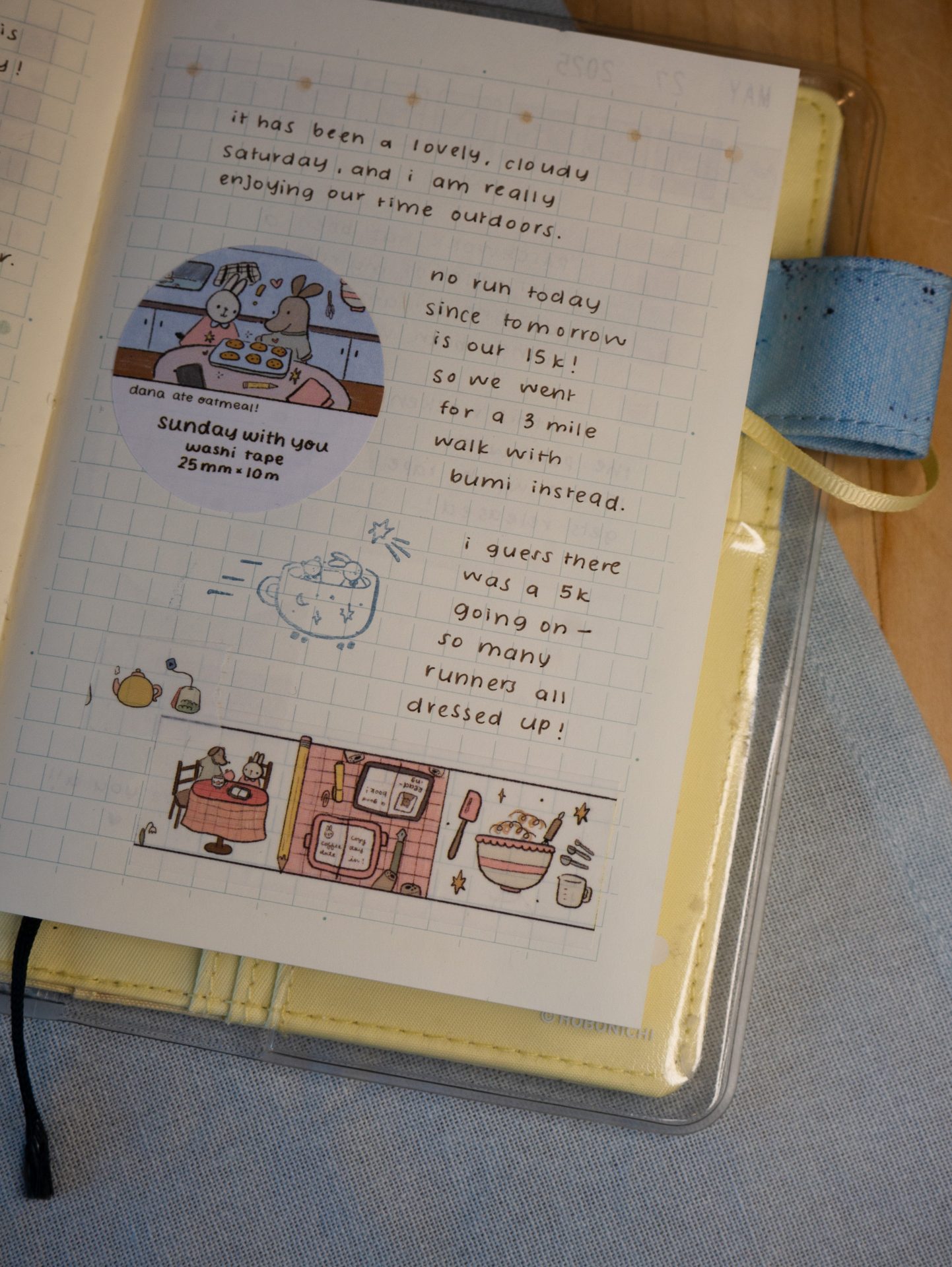 Dana Ate Oatmeal Washi Tape – Sunday with You — gallery