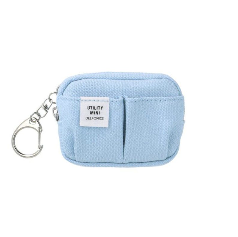 Delfonics Utility Pouch Keychain - Light Blue