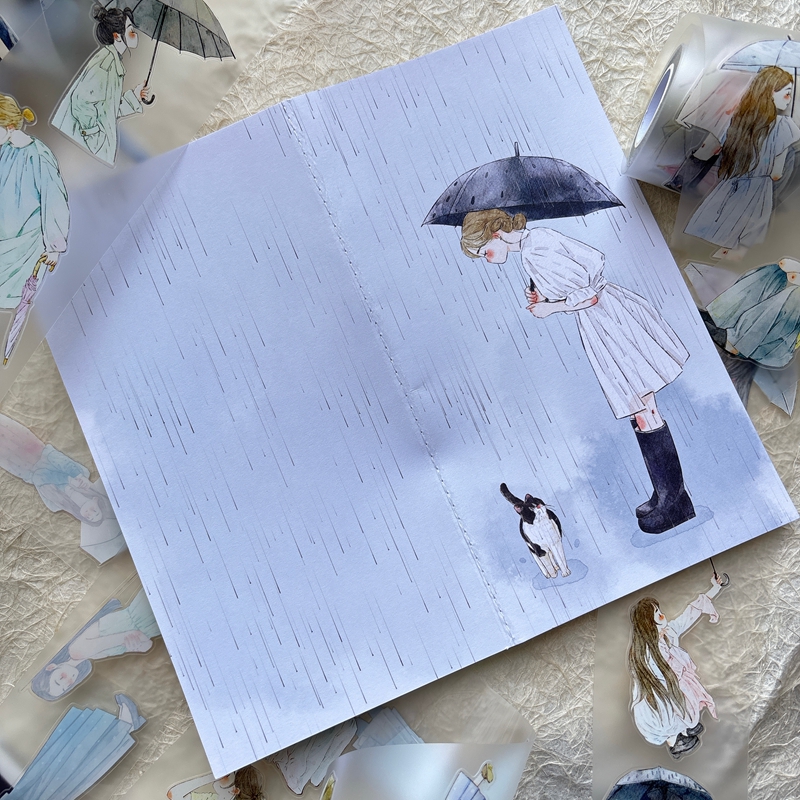 DingDing A5 Slim Notebook – Rainy Day — gallery