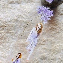 DingDing Kiss-cut PET Tape 47 - A Touch of Purple