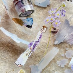 DingDing Kiss-cut PET Tape 47 - A Touch of Purple